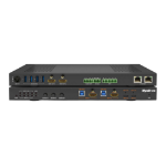 WyreStorm Synergy 4K HDR 4x2 HDMI & USB-C Matrix with MST, 60-Watt Charging, USB 3.2, Passthrough 1Gbe, GPIO, Down-Scaling
