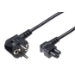 Microconnect PE010818A power cable Black 1.8 m Power plug type E+F C5 coupler