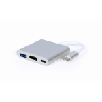 Gembird A-CM-HDMIF-02-SV USB graphics adapter Silver