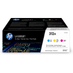 HP CF440AM/312A Toner cartridge MultiPack cyan magenta yellow, 3x2.7K pages ISO/IEC 19798 Pack=3 for HP CLJ Pro M 476