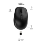 Acteck OPTIMIZE ERGO MI 680 ratón Oficina Diestro RF inalámbrico Óptico 1600 DPI