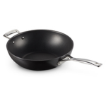 LE CREUSET 0630870273213 - Round - Wok/Stir-Fry pan - Black - Stainless steel - Aluminium - 4.7 L - Ceramic - Gas - Induction - Sealed plate