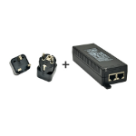 ACTi PPOE-0101 PoE adapter & injector Gigabit Ethernet 55 V
