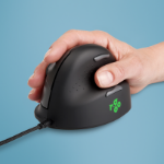 R-Go Tools Ergonomic mouse R-Go HE Break with break software, large (hand size ≥ 185 mm), right-handed, Wired, black