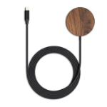 Woodcessories MAGPAD Smartphone Zwart, Hout USB Draadloos opladen Binnen
