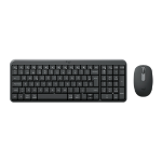 Logitech MK250 Compact Bluetooth Wireless Combo keyboard Mouse included Universal RF Wireless + Bluetooth QWERTY Spanish Graphite