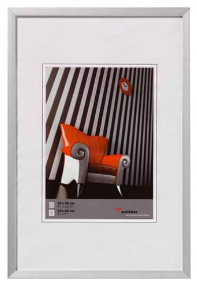 Image of walther design Chair 13x18 - Aluminum - Silver - 9 x 13 cm - 130...