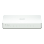 D-Link GO-SW-8E/E network switch Unmanaged Fast Ethernet (10/100) White