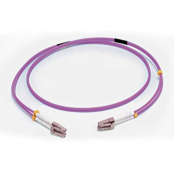 C2G 2m LC/LC OM4 LSZH Fibre Patch - Purple