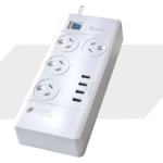 Sansai PAD-4044C surge protector White 4 AC outlet(s) 230 - 240 V 1 m