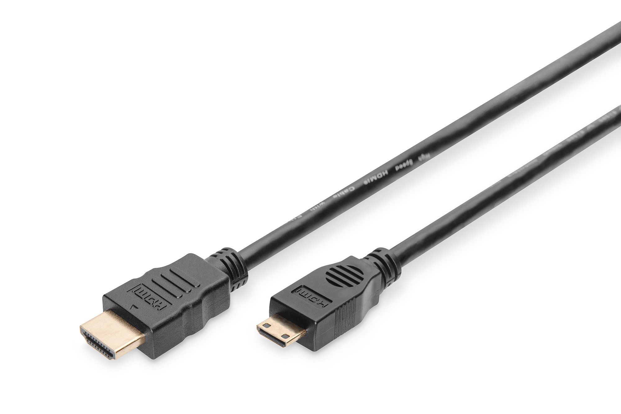 Photos - Cable (video, audio, USB) Digitus HDMI High Speed Connection Cable AK-330106-020-S 