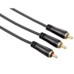 Hama 00122288 audio cable 1.5 m RCA 2 x RCA Black