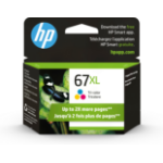 HP 67XL High Yield Tri-color Original ink cartridge 1 pc(s) High (XL) Yield Cyan, Magenta, Yellow