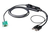 Image of ATEN DisplayPort Console Converter - 1.8 m - USB - DisplayPort -...