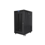 Lanberg FF01-8022-23BL rack 22U Vrijstaande rek Zwart
