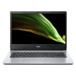 Acer Aspire One A114-33-P7AH N6000 Notebook 35.6 cm (14") Full HD Intel® Pentium® Silver 4 GB DDR4-SDRAM 128 GB Flash Wi-Fi 5 (802.11ac) Windows 11 Home in S mode Silver