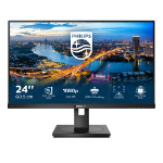 Philips B Line 243B1/00 computer monitor 60.5 cm (23.8") 1920 x 1080 pixels Full HD LED Black