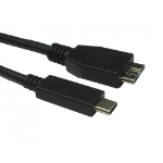 Cables Direct USB3C-97MICRO-2 USB cable 2 m USB 3.2 Gen 1 (3.1 Gen 1) Micro-USB B USB C Black