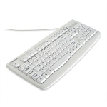 Kensington Washable keyboard USB + PS/2 QWERTY White