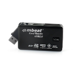 MBeat USB-MCR01 card reader USB 2.0 Black
