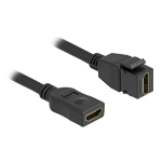 DeLOCK 90685 HDMI kabel 0,2 m HDMI Type A (Standaard) Zwart