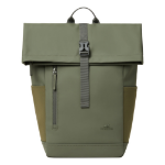 Rivacase Eden backpack Travel backpack Olive PU leather, Polyester, Recycled polyethylene terephthalate (rPET)