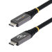 StarTech.com 1.5m (5ft) USB4 Cable, 80Gbps, USB-IF Certified USB-C Cable, 240W PD, 8K 120Hz/4K 240Hz DP2.1 DP80, TPE Jacket, Thunderbolt 4 Compatible - Black USB-C Cord