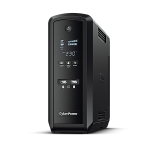 CyberPower PFC Sinewave 1600VA Line Interactive Tower UPS, 1000W, LCD Display, 2x UK Plug, 4x IEC, AVR Energy Saving