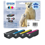 Epson C13T26164010/26 Ink cartridge multi pack Bk,C,M,Y 220pg + 3x300pg, 6ml + 3x5ml Pack=4 for Epson XP 600