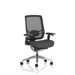 Dynamic Ergo Click Chair Black Fabric Seat Black Mesh Back OP000250 DD