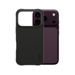 PanzerGlass CARE™ by ® Samba Case Black w. White MagSafe iPhone 18 Pro | 17 Pro | Bulk mobiele telefoon behuizingen Hoes Zwart