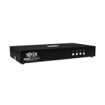 Tripp Lite B002-DP1AC4-N4 Secure KVM Switch, 4-Port, Single Head, DisplayPort to DisplayPort, 4K, NIAP PP4.0, Audio, CAC, TAA