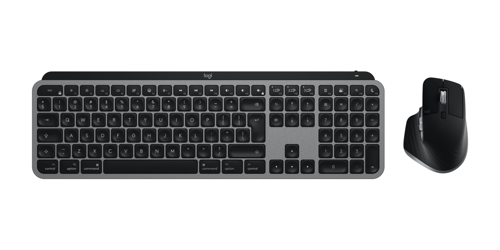 EU Product - MX Keys S Combo for Mac US International - Keyboard - QWERTY thumbnail