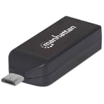 Manhattan 406222 geheugenkaartlezer USB/Micro-USB Zwart