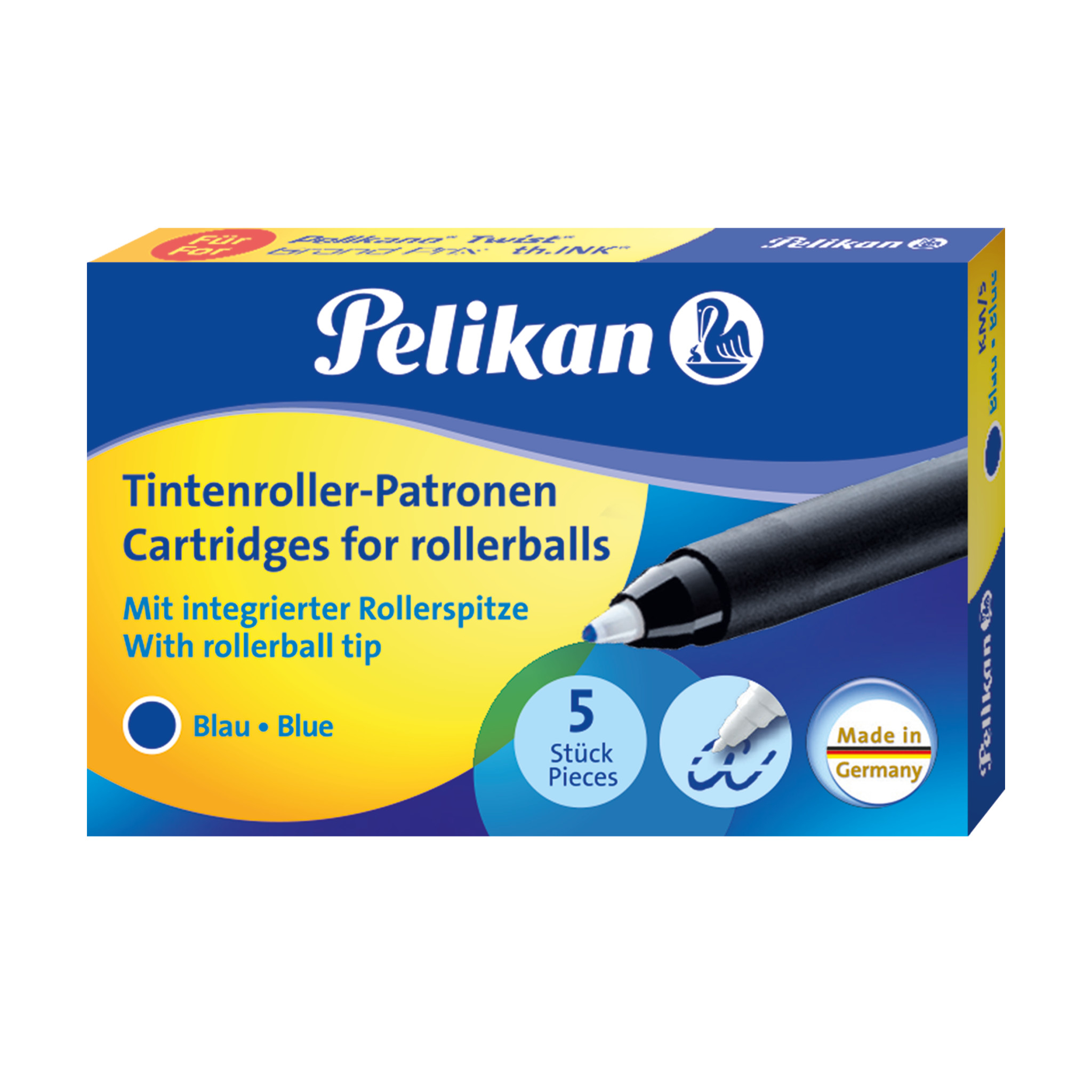 Image of Pelikan inktpatroon 4001 Medium Blue 10 pc(s)