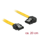 DeLOCK 83958 SATA cable 0.2 m SATA 7-pin Black, Yellow