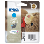Epson C13T06124010/T0612 Ink cartridge cyan, 250 pages/5% 8ml for Epson Stylus D 68