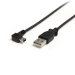 StarTech.com USB2HABM3RA USB cable USB 2.0 35.8" (0.91 m) USB A Mini-USB B 0.48 Gbit/s Black