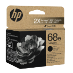 HP 68e EvoMore Black Original Ink Cartridge