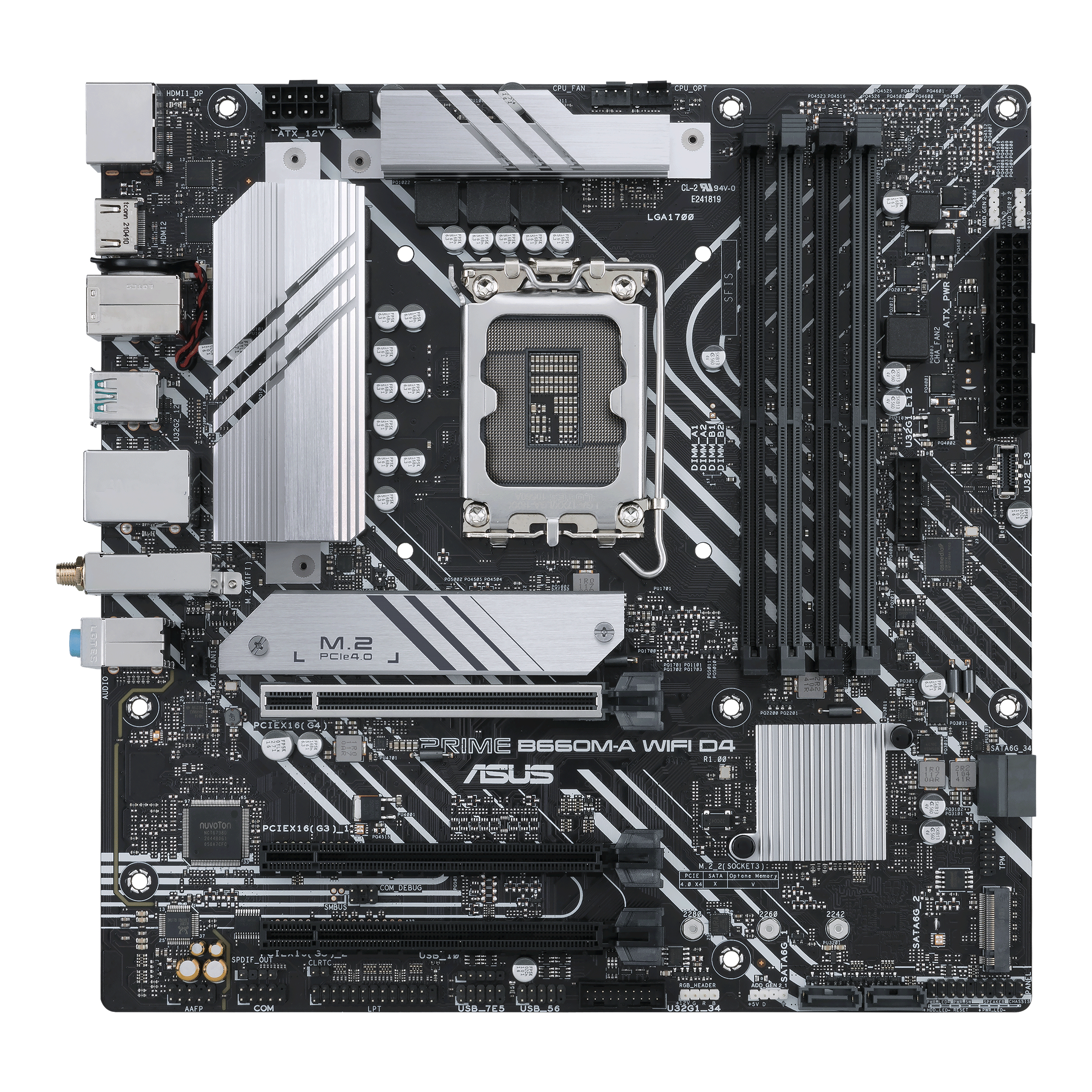 Image of ASUS PRIME B660M-A WIFI D4 Intel B660 1700 Micro ATX 4 DDR4 2 HDMI...