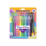 Papermate Flair Tropical Capped gel pen Multicolor Medium 24 pc(s)