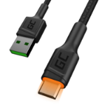 Green Cell KABGC04 USB cable 1.2 m USB 2.0 USB A Micro-USB A Black