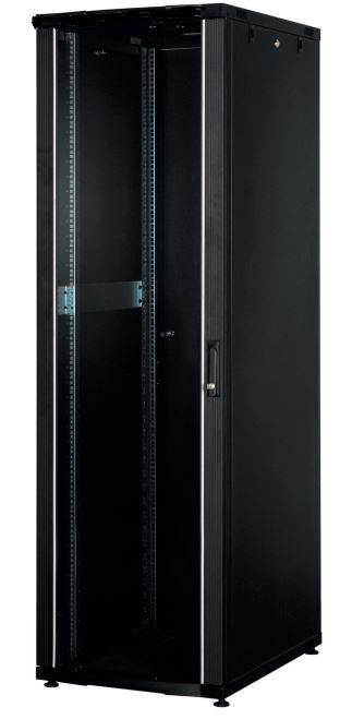 Lanview LVR426060-GLASS rack cabinet 42U Black