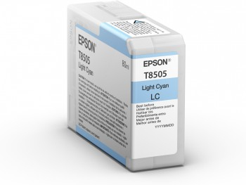 Image of Epson C13T850500/T8505 Ink cartridge light cyan 80ml for Epson...