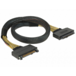 DeLOCK 85738 Serial Attached SCSI (SAS) cable 0.5 m 4 Gbit/s Black