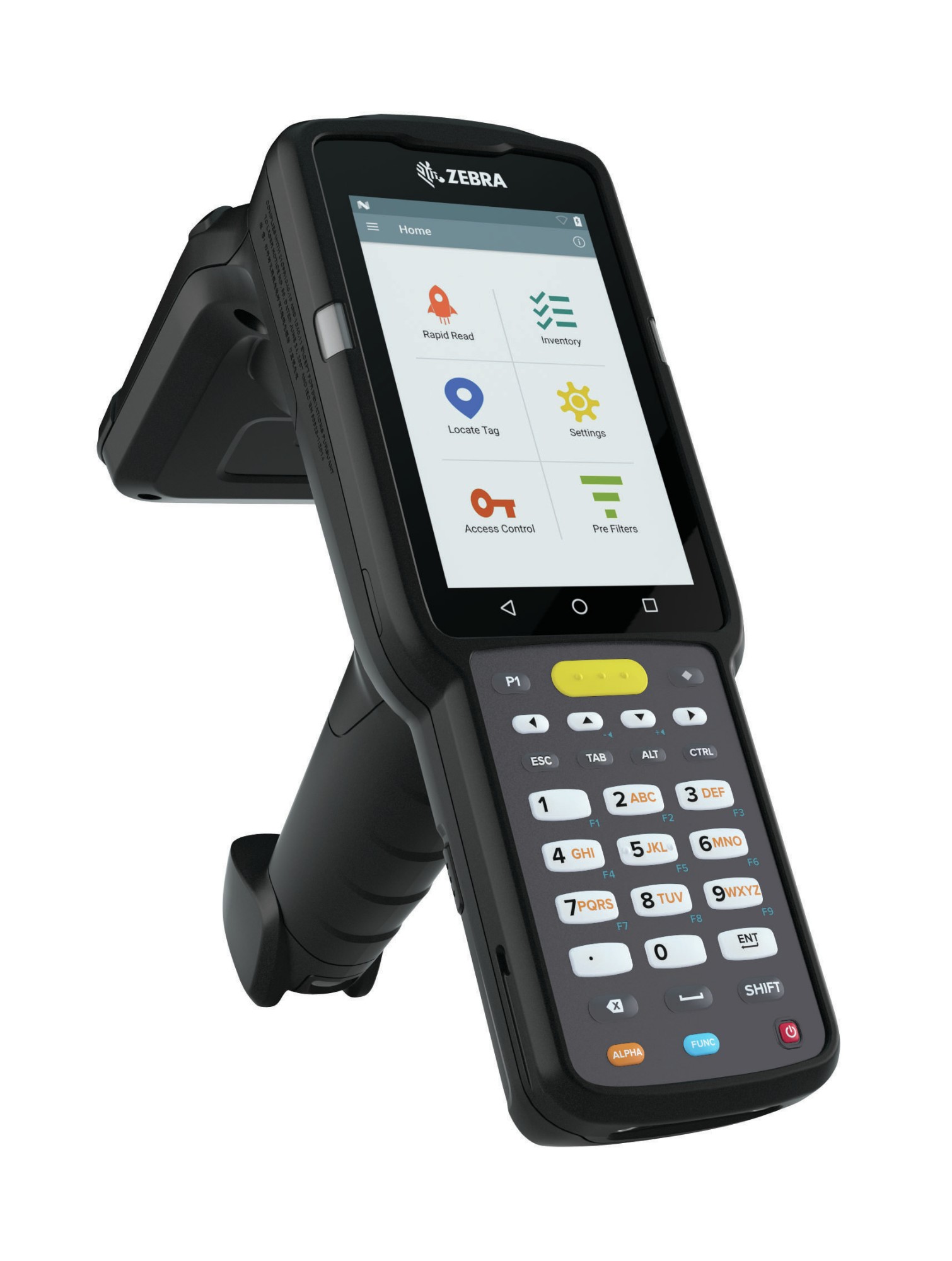 Zebra MC3330xR handheld mobile computer 10.2 cm (4") 800 x 480 pixels Touchscreen 680 g Black