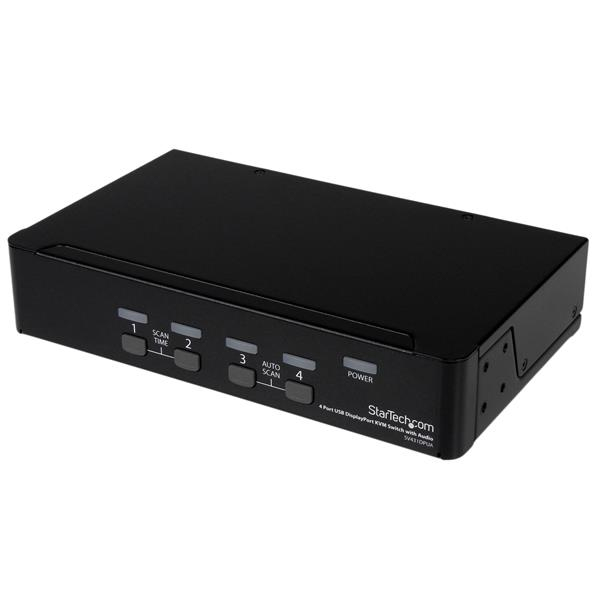 Image of StarTech.com 4 Port USB DisplayPort KVM Switch with Audio