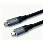 Vivolink USB-C to USB-C Cable 0.5m - USB4, 40Gbps, 100W PD, 8K, Enterprise-tested USB cable USB4 Gen 2x2 USB C 40 Gbit/s Black
