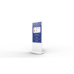 Allsee Technologies L50HD9-T Signage Display Totem design 127 cm (50") LCD Wi-Fi 450 cd/m² Full HD White Touchscreen Built-in processor Android 7.1 24/7