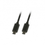 Synergy 21 S215328 USB cable 1 m USB 3.2 Gen 2 (3.1 Gen 2) USB C Black